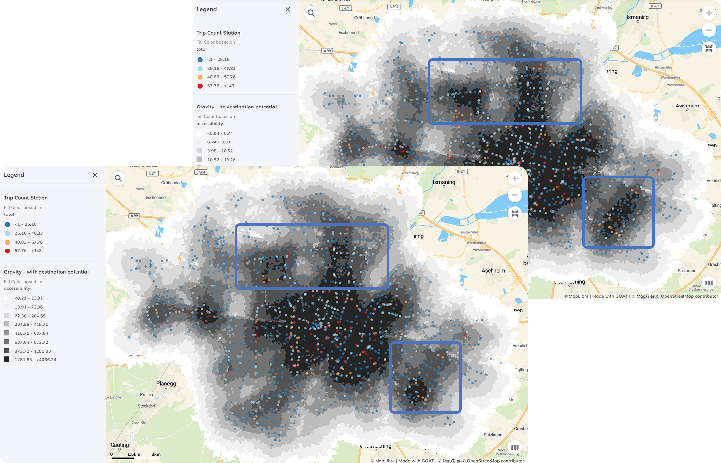 Gravity Calculation Comparison