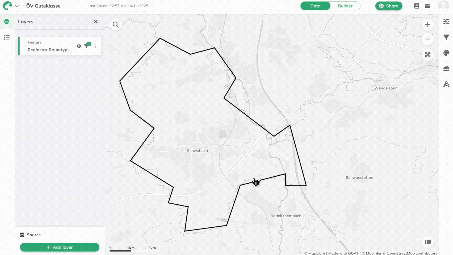 Calculation - Public Transport Quality Classes