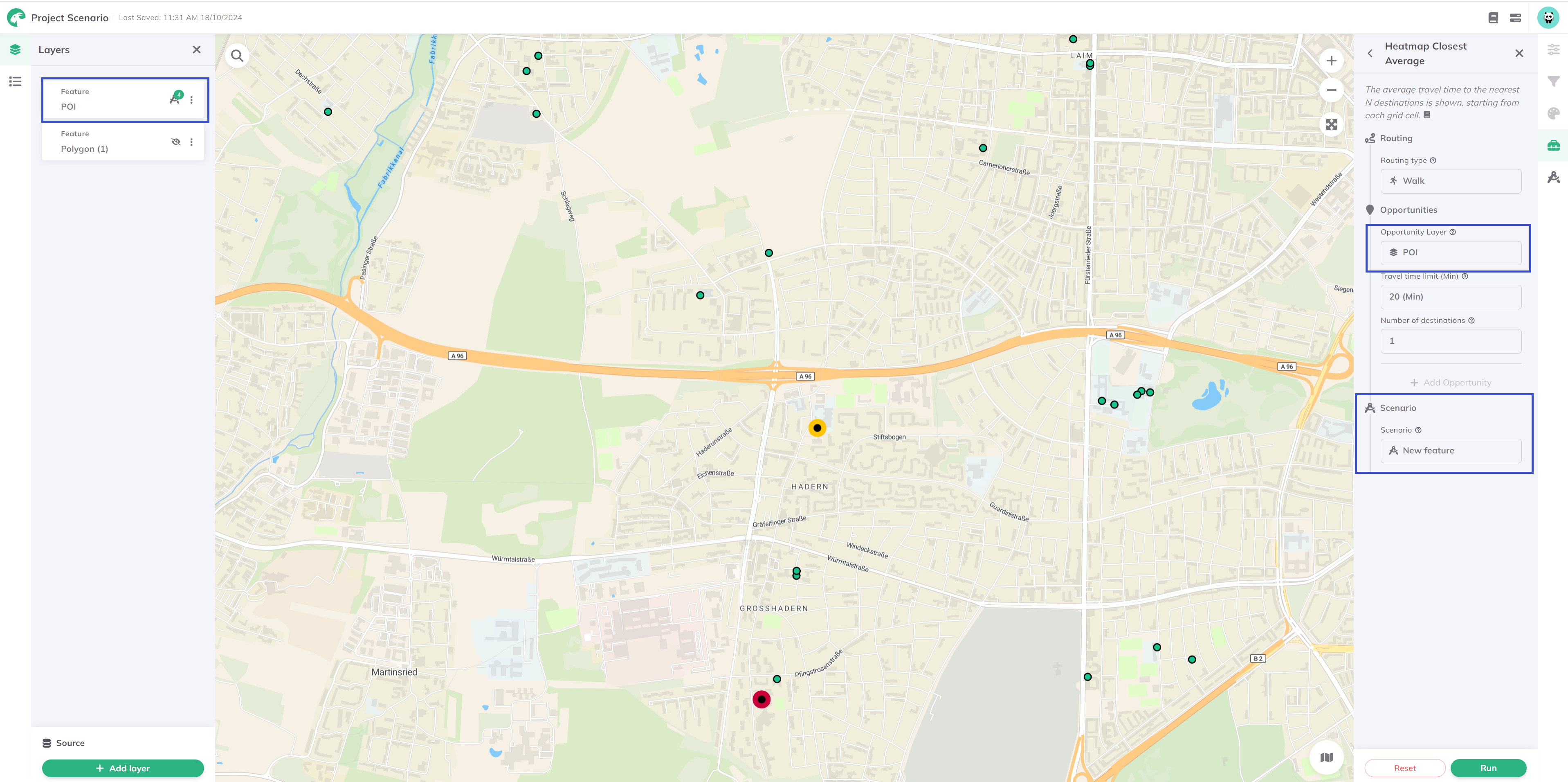 layer analysis in scenario