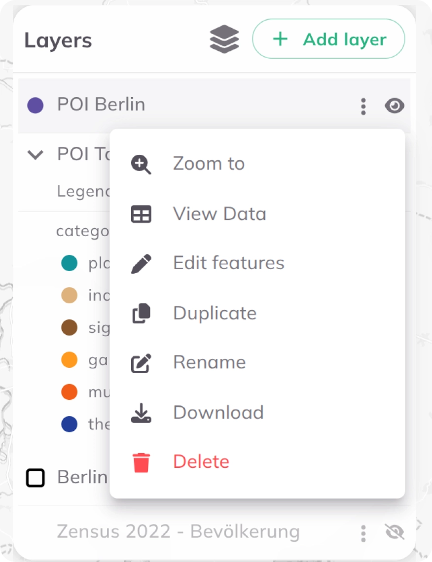 Layer Options