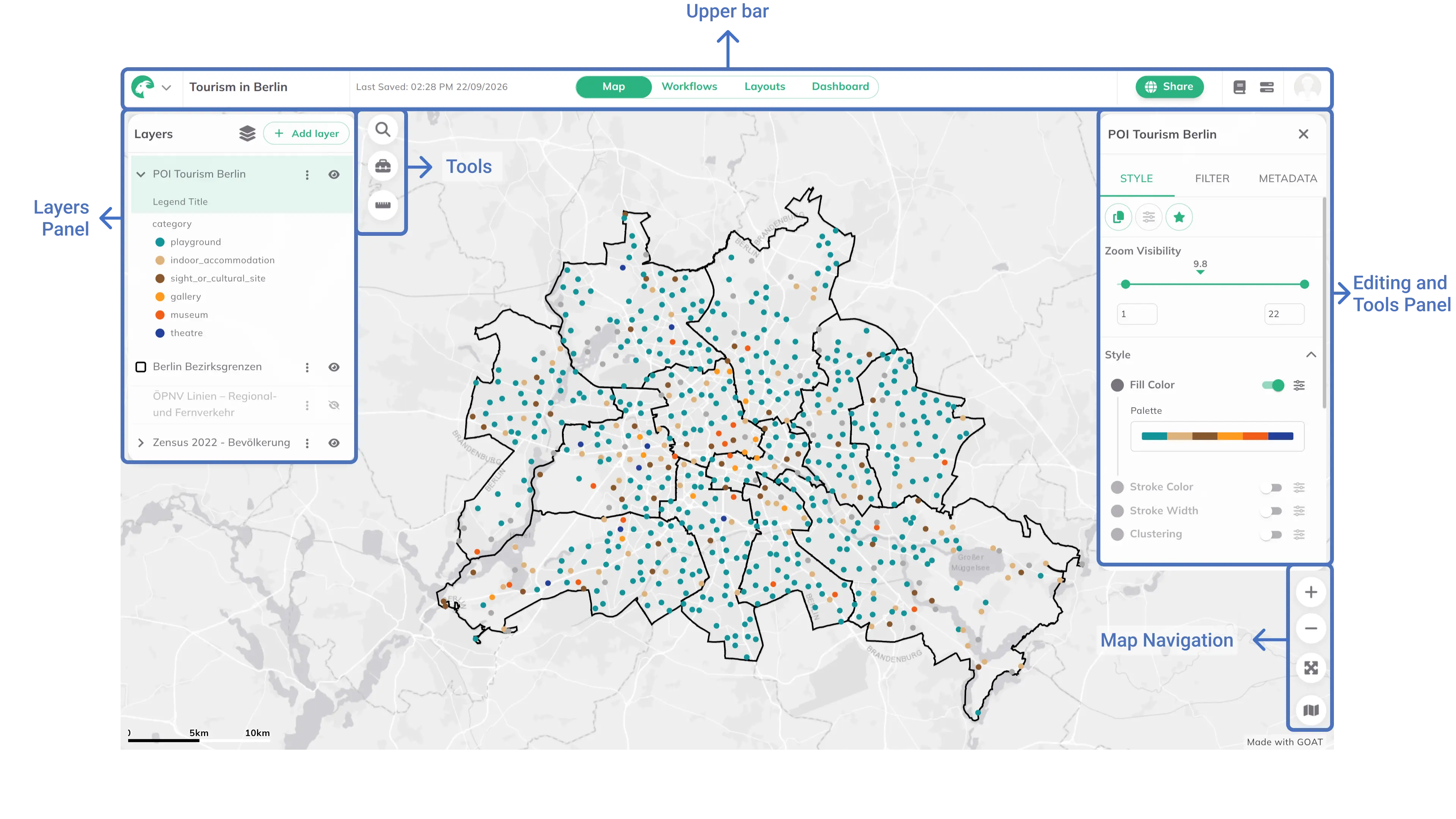 Map Interface Overview