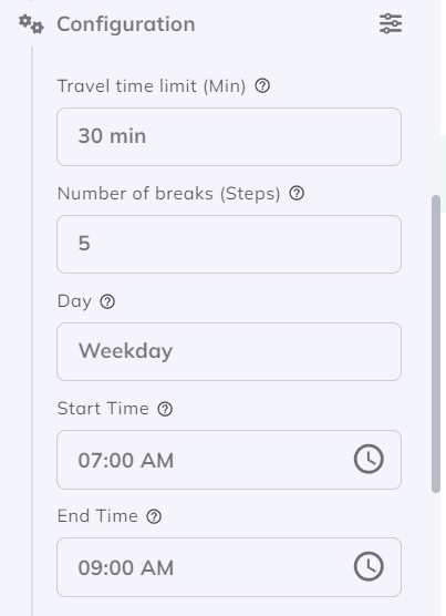 Public Transport Configurations