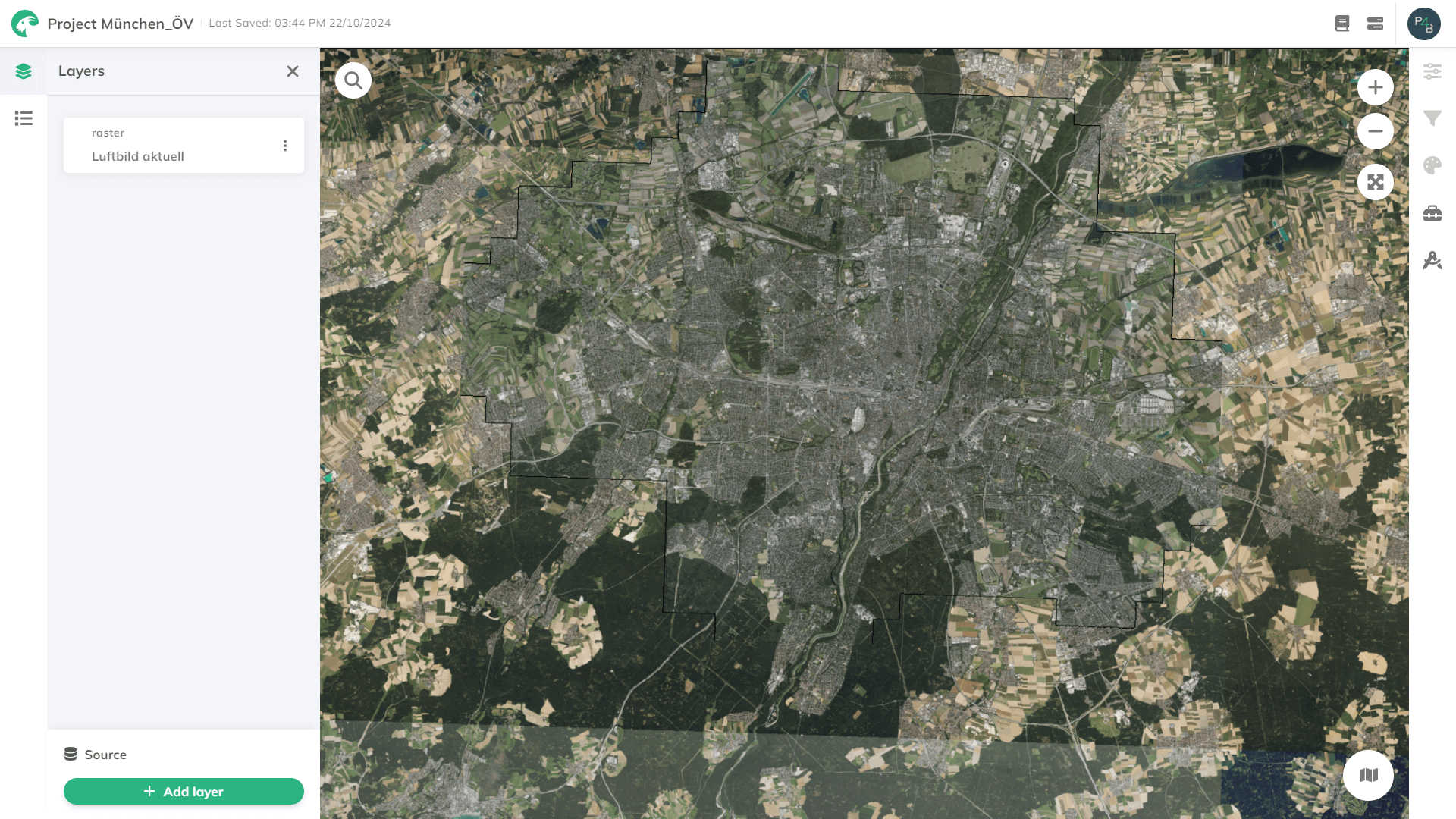 Raster datasets in GOAT