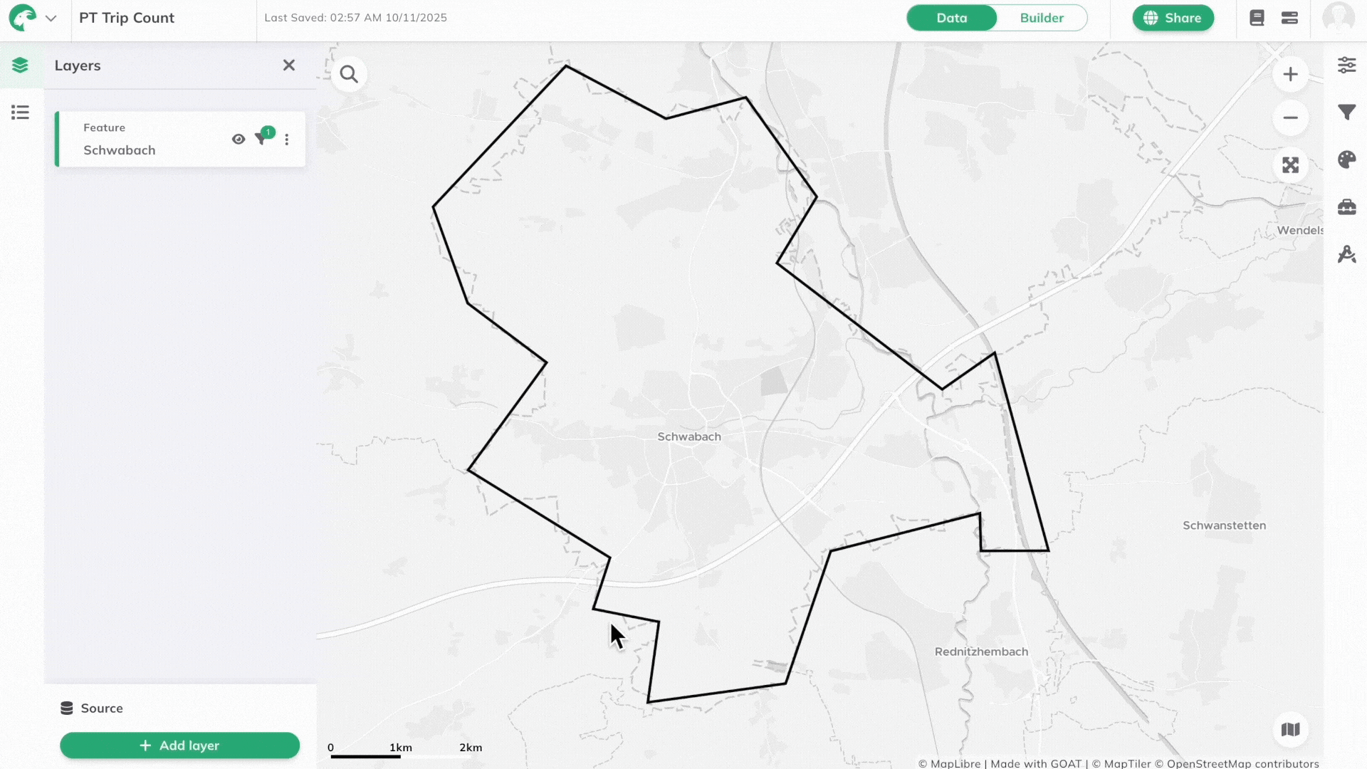 Calculation - Public Transport Trip Count