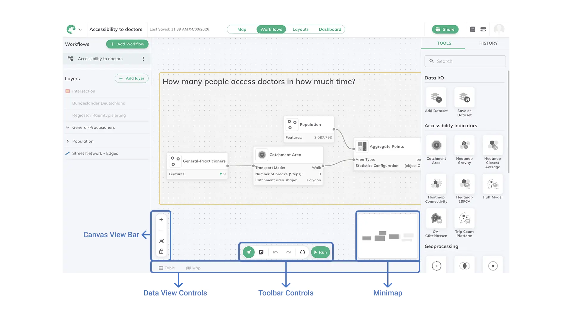 Map Interface Overview