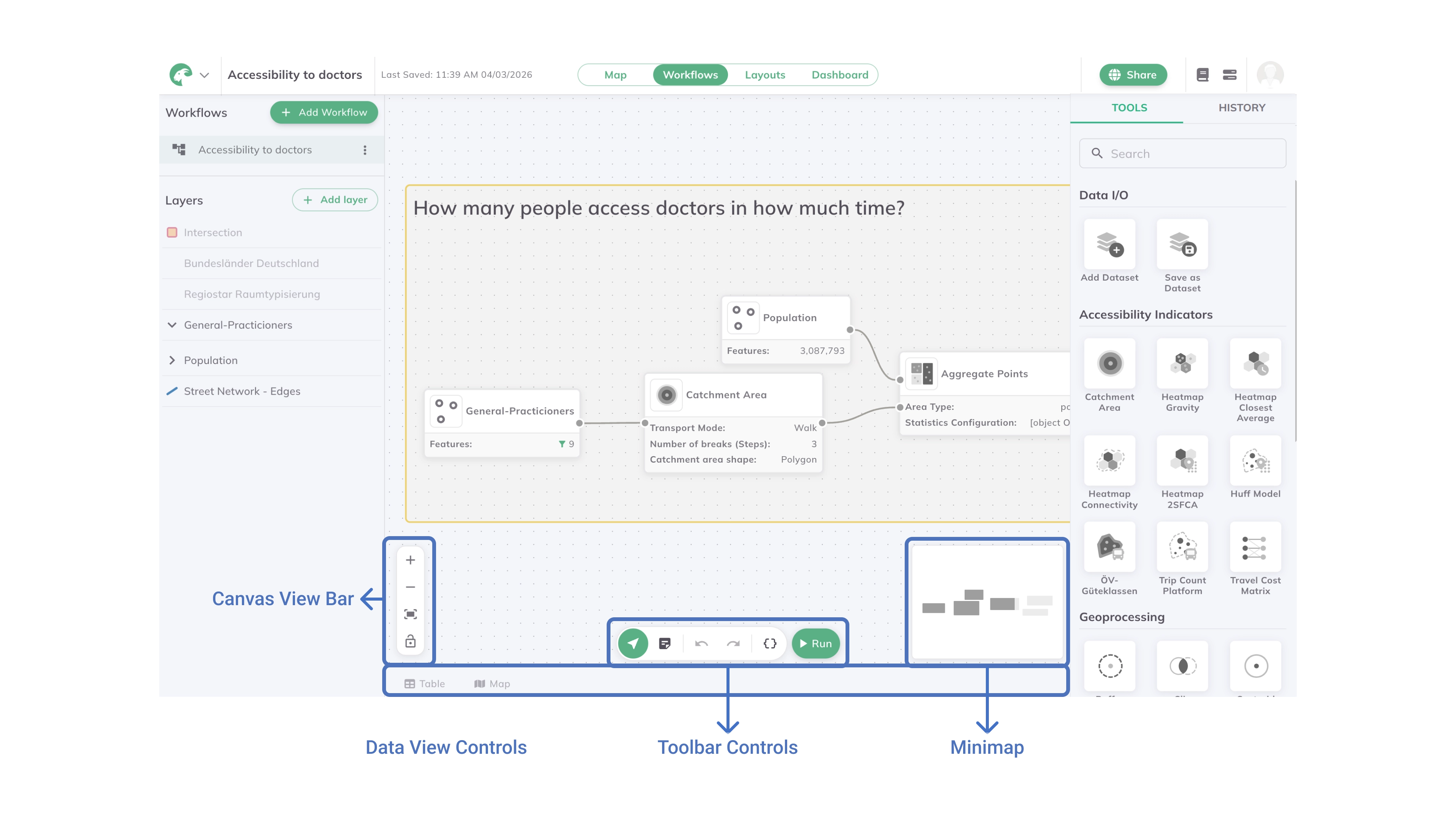 Map Interface Overview