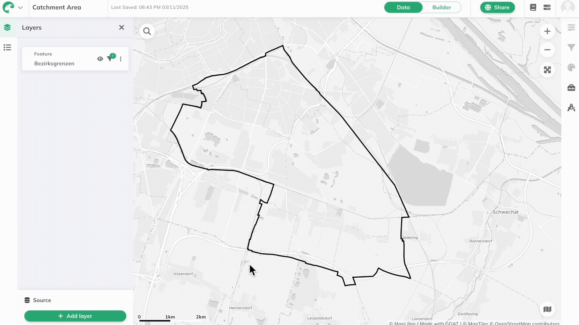 Catchment Calculation
