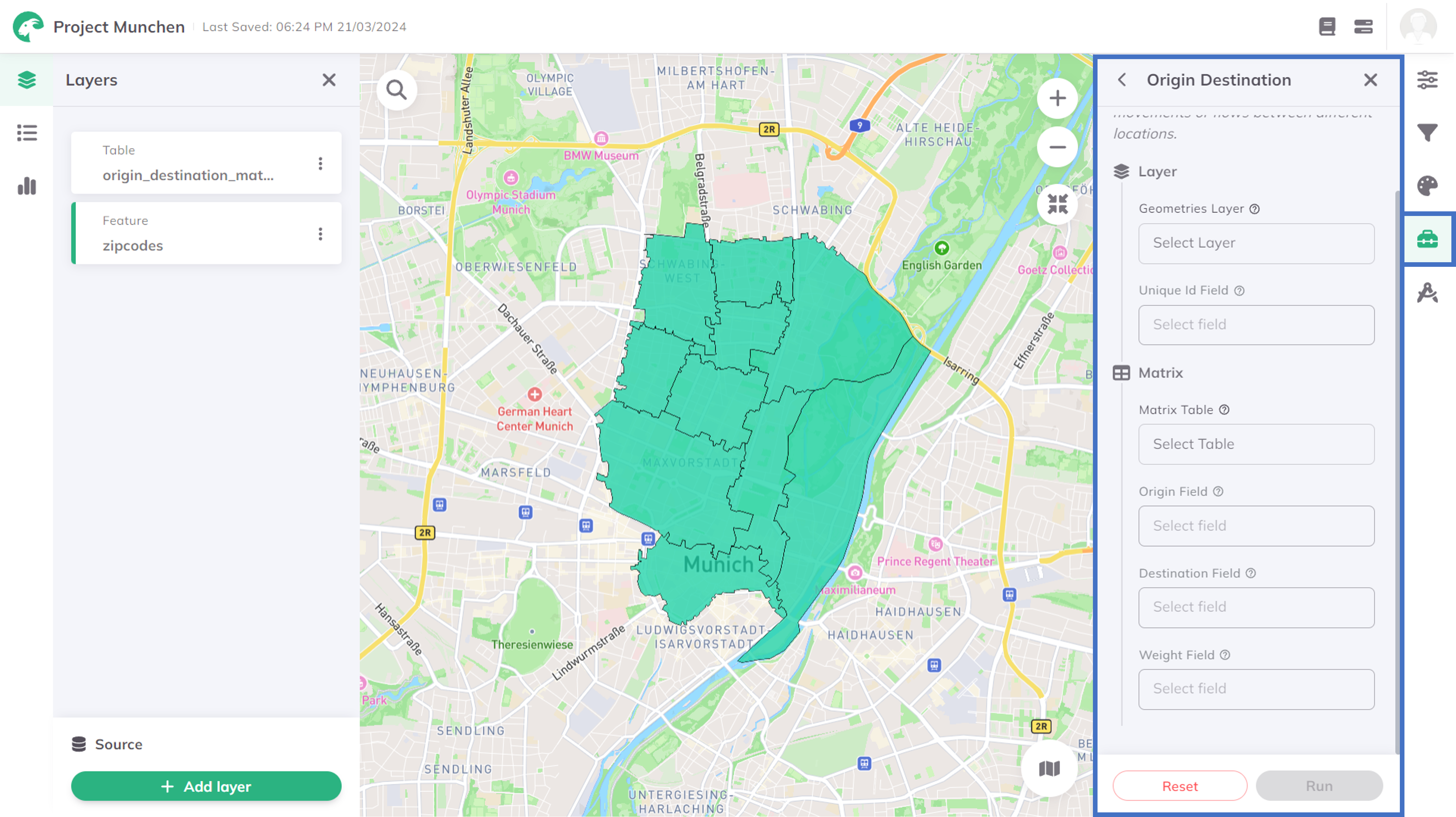 Origin Destination Tool Overview